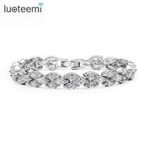 Classic Hot Selling New Rome Charm Bracelet AAA Cubic Zircon Engagement Wedding  - £29.31 GBP