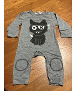 Baby Grey Spooky Cat Costume &amp; Or PJ ~ Snap Legs~ 3 Months - €8,47 EUR
