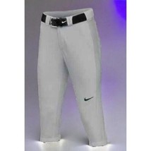Nike Womens Vapro pro 821988 gray softball knit pants NEW size medium - $38.55