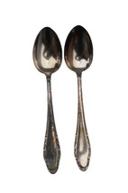 2 Vintage Wellner Germany Silverplate Teaspoon Tea Spoon 54142 - £15.79 GBP