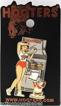 HOOTERS GIRL STAFF W/HOOTIE HOT GREASY FRY/FRYING/FRYER COOK  LAPEL PIN - $11.50