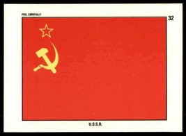 1991 Desert Storm Topps Flag Stickers U.S.S.R. # 32 - £1.36 GBP