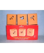 Hallmark Candlelight Critters 3 Tealight Candle Holders 2004 Terra Cotta... - $9.99