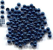 DOME Smooth Nailheads  3mm BLUE Hot Fix   2 gross 288 pieces - £5.30 GBP