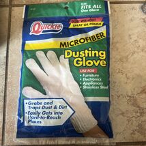 Quickie Microfiber Dusting Glove Deadstock NOS 2006 One Glove Fits All - $14.84