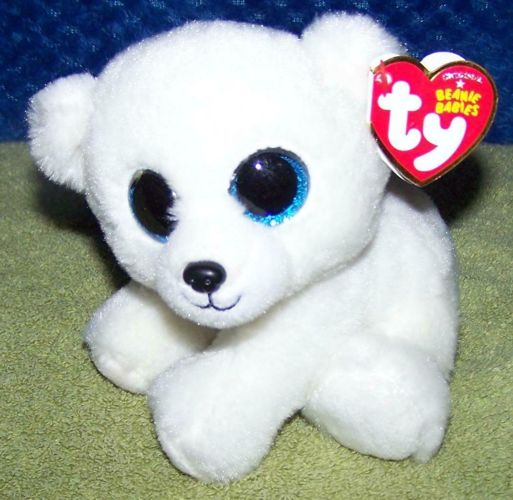 Ty Original Beanie Babies ARI Baby POLAR BEAR 6&quot;H NWT - $8.88