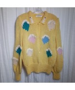 Vintage ANNA DI ROSSI Italy PLUS Mohair Sweater Cardigan 1980s Colorful ... - $2,261.68 MXN