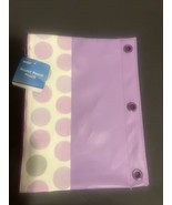 School Binder Pencil Pouch Purple - $7.90 CAD