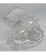 Waterford Crystal Bunny Rabbit Ears Down Back Paperweight Figurine  - $58.41