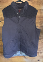 American Rag Cie XLarge Western Hunting Brown Camo Puffer Vest 100% Cott... - $463.74 MXN