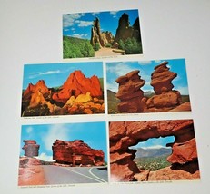 Garden of Gods Colorado Cooper Postcards Vintage Set of 5 - £7.41 GBP