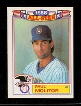 Vintage 1989 Topps ALL-STAR American Baseball Card #3 Paul Molitor Brewers - £6.69 GBP
