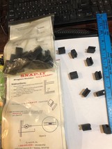 25 pack Nascom Sashblk Inc black snap in between form channel part of wi... - $454.74 MXN