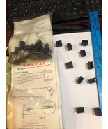 25 pack Nascom Sashblk Inc black snap in between form channel part of wi... - €21,14 EUR