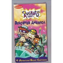 Nickelodeon Rugrats Discover America Orange VHS 2000 Video Tape Cardboard Sleeve - £7.88 GBP