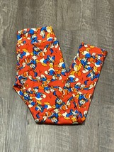 Donald Duck LulaRoe Orange Leggings One Size - £9.79 GBP