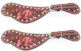 Horse Western Riding Cowboy Boots Leather Spur Straps Tack  7426 - $492.06 MXN