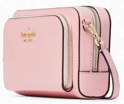 Kate Spade Staci Dual Zip Around Crossbody Lavender Pink Leather WLR00410 NWT FS - £87.56 GBP
