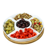 Elama Signature 12 1/4 Inch 6-Piece Lazy Susan Appetizer and Condiment S... - $1,271.00 MXN
