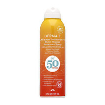 Derma-E All Sport Performance Sheer Mineral Sunscreen Spray SPF 50, 6 Fluid Oz - £16.54 GBP