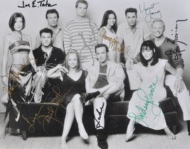 BEVERLY HILLS, 90210 CAST SIGNED PHOTO X10 - Jason Priestley, Jennie Gar... - £594.78 GBP
