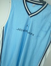 Vtg Air Jordan Jersey XL Blue Rare USA made - £54.46 GBP