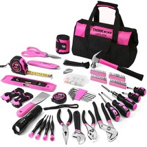 Pink Tool Set - 207 Piece Lady&#39;S Portable Home Repairing Tool Kit With 1... - £66.33 GBP