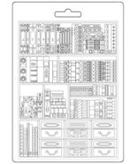 Stamperia Soft Mold, Books, A5, Venice City of Art, paper crafts, miniatures - $16.62 CAD