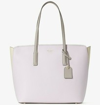 R NWB Kate Spade Margaux Lilac Leather Large Tote PXRUA226 $298 MSRP Gift Bag FS - £123.78 GBP