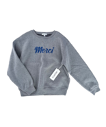Wildfox Merci Cody Sweatshirt Heathered Grey ( S ) - £66.82 GBP