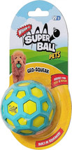 Wham-O Pets Superball Geo Squeak l -2-Inch Soccer-Shaped (S) Dog Ball wi... - £16.04 GBP