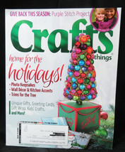 Crafts&#39;n Things Magazine December 2012 Purple Stitch Project / Photo Keepsakes - $8.59