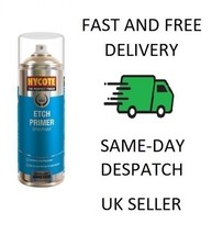 Hycote Fast Drying Metal Fibreglass Etch Primer Aerosol Spray 400ml TH202 - $269.60 MXN