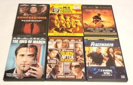 Confessions.., Burn After Reading, Thin Red Line, Peacemaker... DVD Lot  - £10.14 GBP