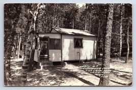 Postcard RPPC Real Photo Crow Wing Camp Lake Nevis Minnesota MN - £2.80 GBP