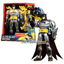 Year 2006 DC Comics EXP 15 Inch Figure - ULTRA BLAST BATMAN with Blaster... - £78.65 GBP