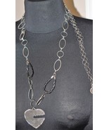 Pair of Tsarina Heart &amp; Key Necklaces - £9.73 GBP