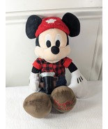 Disney World Parks Epcot Canada Mickey Mouse Plush Lumberjack World Show... - $55.00