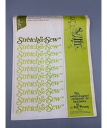 Vtg Stretch &amp; Sew Childrens Set In Sleeve Top Sewing Pattern #861 Sz 2-12 - $145.54 MXN