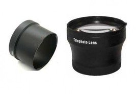 Tele TelePhoto Lens + Tube Adapter for Canon Powershot G7 G9 Digital bundle - £20.25 GBP