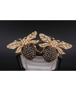 Ciner New York Gold Plated 100th Anniversary Bee Clip-on Earrings - $250.00