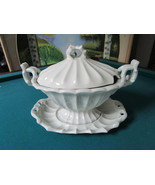 Red Cliff American Ironstone Covered Tureen With Platter 12 X 16&quot; Victor... - $169.72 CAD