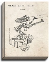 Short Circuit Movie Number 5 Robot Patent Print Old Look on Canvas - $39.95+