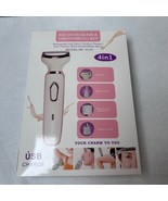 New Rechargeable Lady Shaver 4-in-1 Grooming Kit Eyebrow Trimmer Body Sh... - $21.78