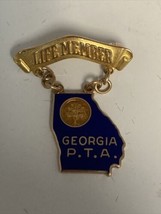 1968-69  PTA Georgia Life Member Parents And Teachers  10K Gold Lapel Pin 3.8g - £135.95 GBP