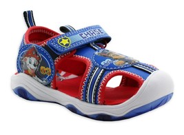 Paw Patrol Sandals Toddler Size 7 8 9 10 or 11 Light Up Chase Marshall Closed  - $16.95