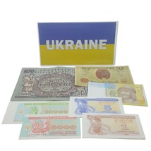 Ukraine Set of 7 Banknotes IN Billfold 1918-Present with C.O.A-
show ori... - £67.19 GBP