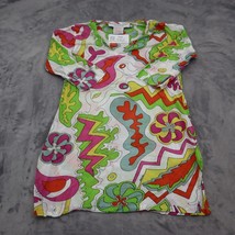 Gretchen Scott Dress Womens 12 Multicolor Abstract Design Long Sleeve - £15.84 GBP