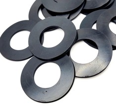 1 1/4&quot; ID Rubber Flat Washers 2 1/2&quot; OD 1/8&quot; Thick Spacers 1 1/4 x 2 1/2... - £9.16 GBP+