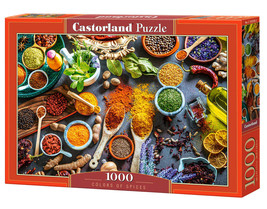 1000 Piece Jigsaw Puzzle, Colors of Spices, Food puzzles, Variety of col... - $18.55
